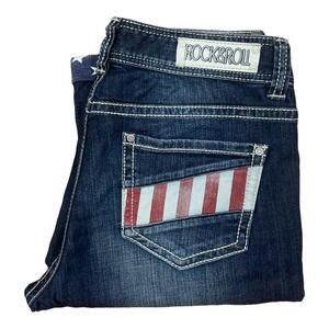 Rock and Roll Cowgirl jeans FLAG size 29 inseam 36